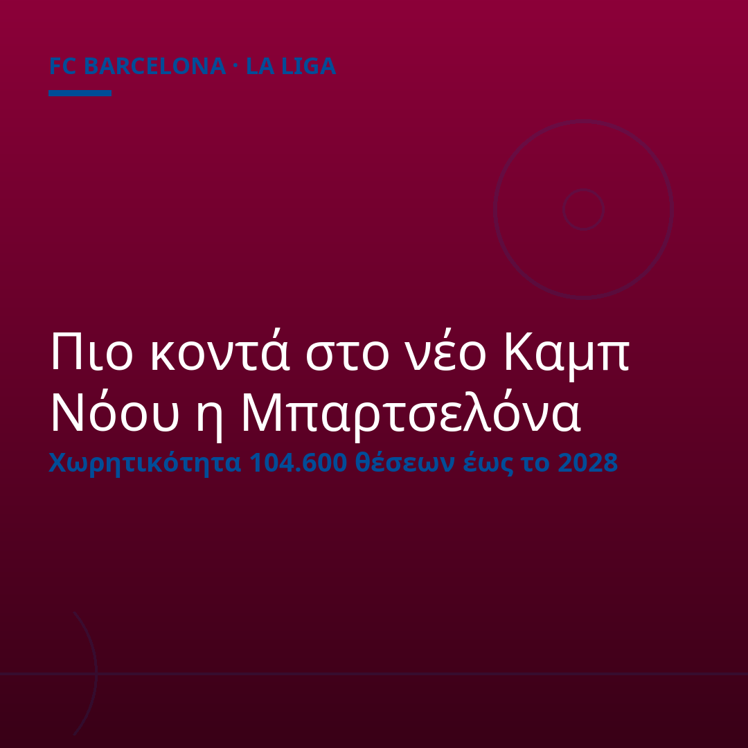 Πιο κοντά στο νέο Καμπ Νόου η Μπαρτσελόνα