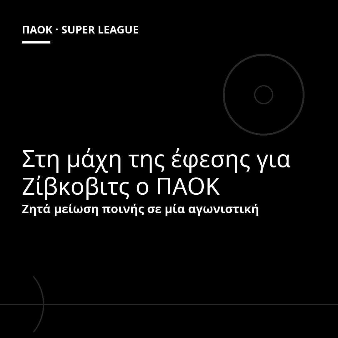 Στη μάχη της έφεσης για Ζίβκοβιτς ο ΠΑΟΚ